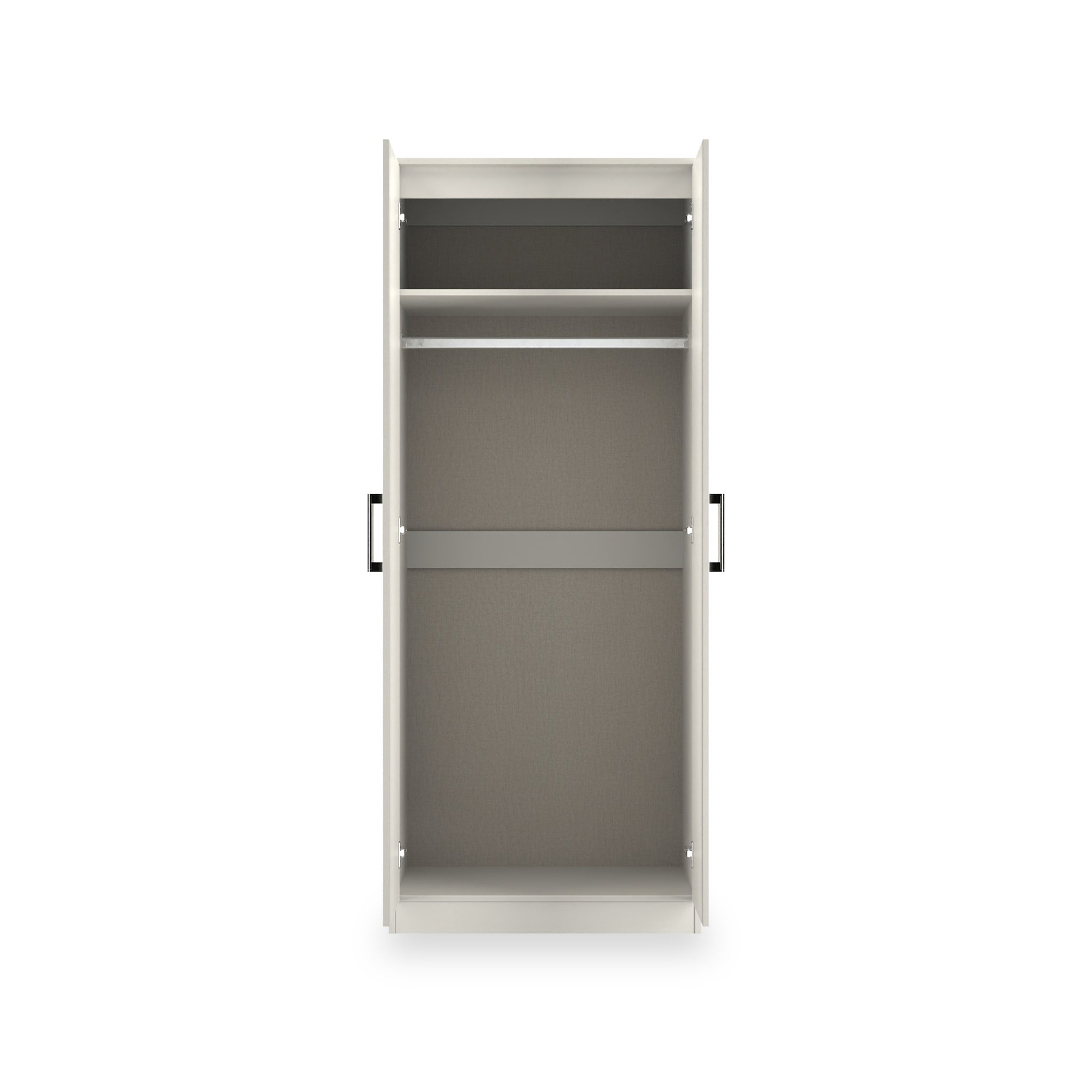 Hadley Double Wardrobe Grey from Roseland Furniture