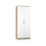 Hadley Double Wardrobe White Oak from Roseland Furniture