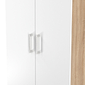Hadley Double Wardrobe White Oak from Roseland Furniture