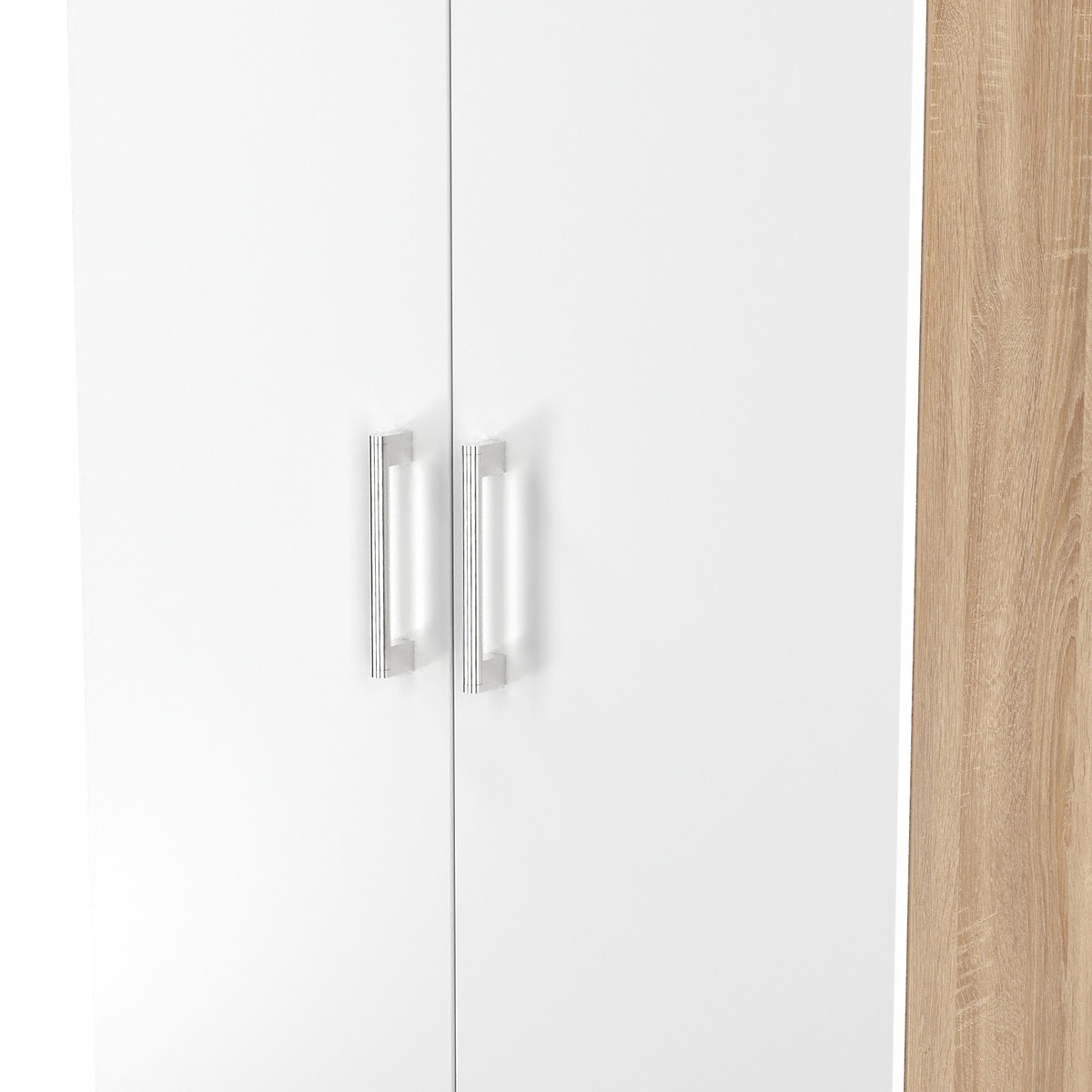 Hadley Double Wardrobe White Oak from Roseland Furniture