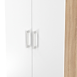 Hadley Double Wardrobe White Oak from Roseland Furniture