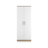Hadley Double Wardrobe White Oak from Roseland Furniture