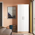 Hadley Double Wardrobe White Oak from Roseland Furniture