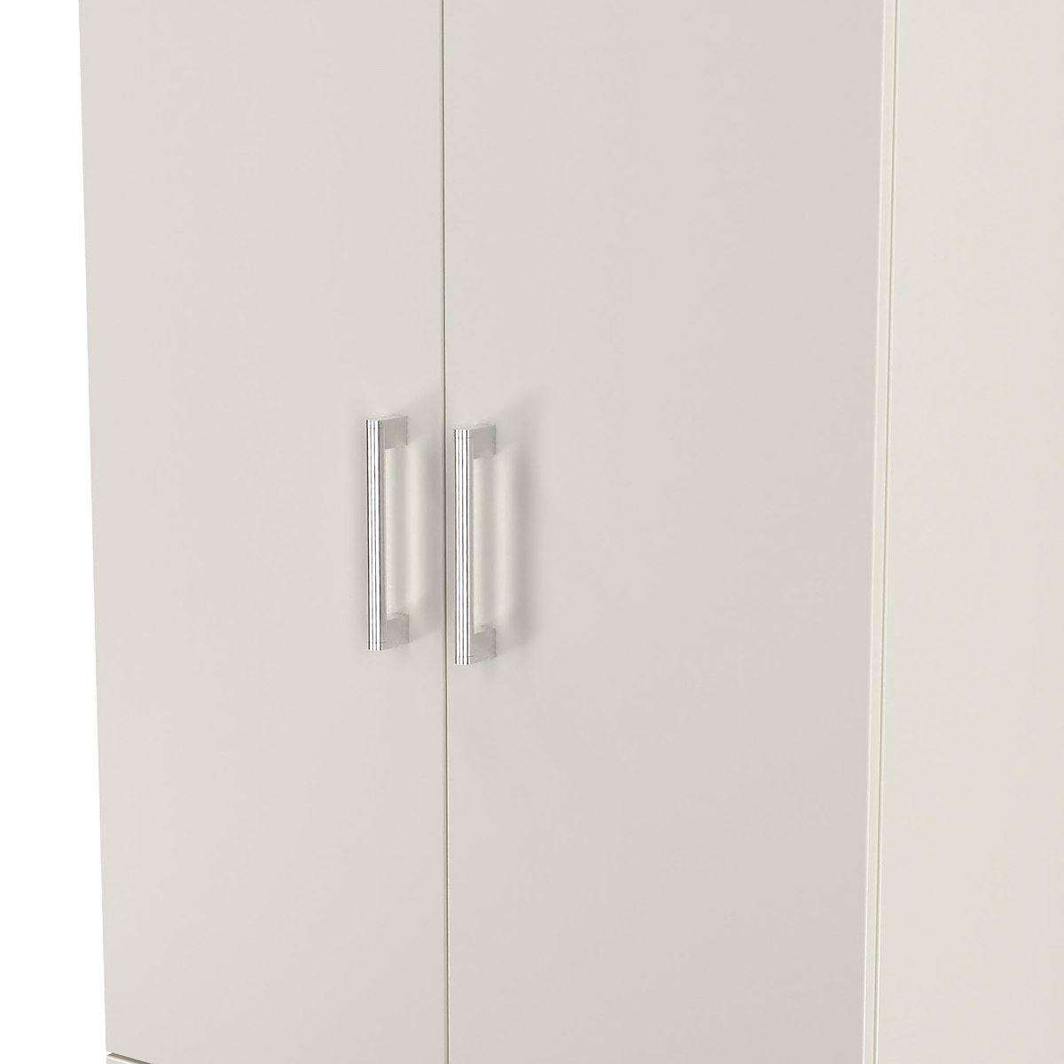 Hadley Double Wardrobe 2 Drawers Grey from Roseland Furniture