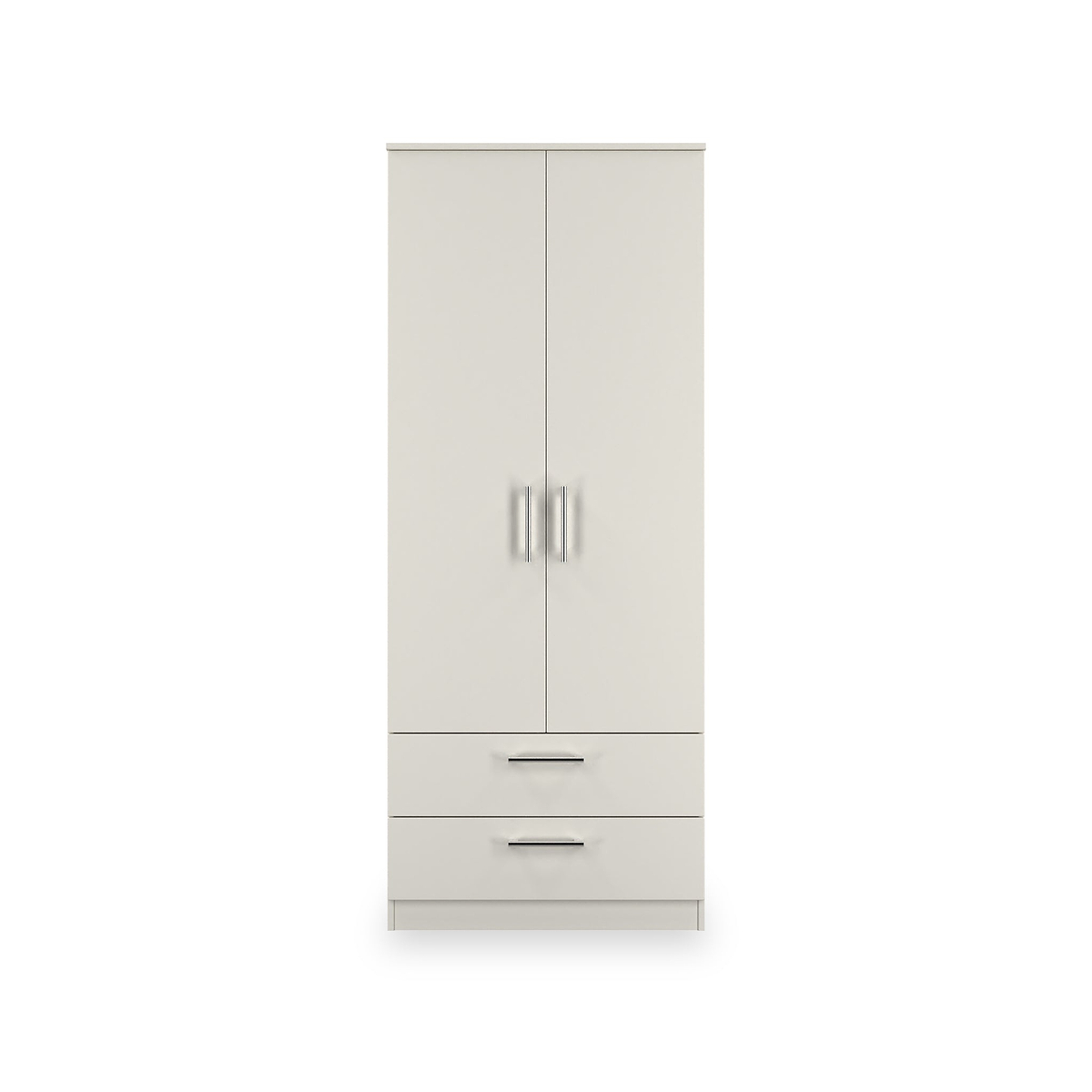 Hadley Double Wardrobe 2 Drawers Grey from Roseland Furniture