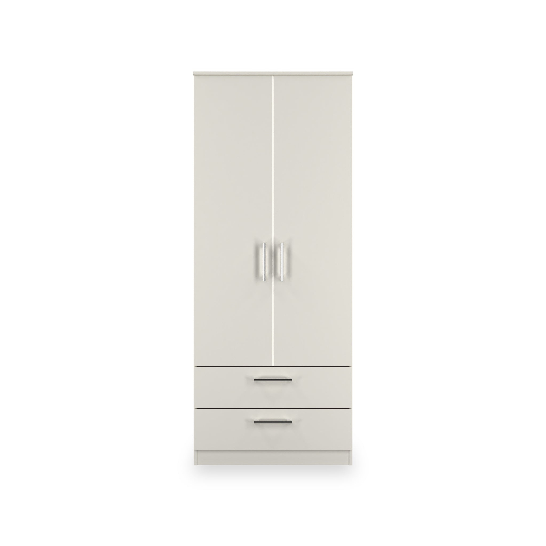 Hadley Double Wardrobe 2 Drawers Grey from Roseland Furniture