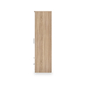 Hadley Double Wardrobe 2 Drawers White Oak from Roseland Furniture
