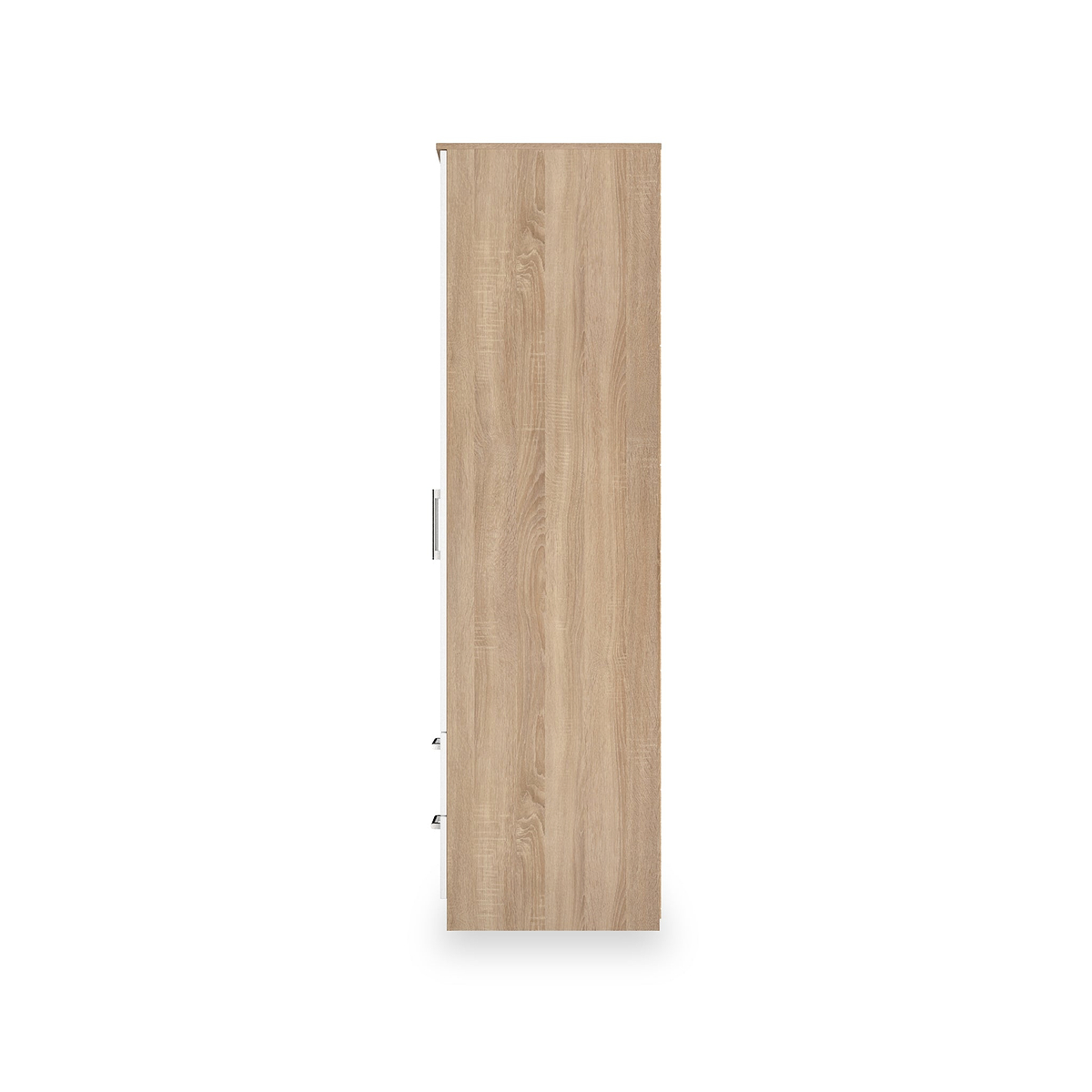 Hadley Double Wardrobe 2 Drawers White Oak from Roseland Furniture