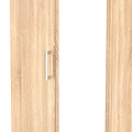 Hadley Double Mirrored Wardrobe and Drawers Oak from Roseland Furniture