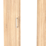 Hadley Double Mirrored Wardrobe and Drawers Oak from Roseland Furniture