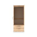 Hadley Double Mirrored Wardrobe and Drawers Oak from Roseland Furniture