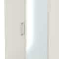 Hadley Double Mirrored Wardrobe and Drawers Grey from Roseland Furniture