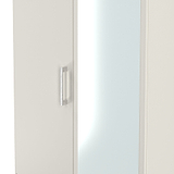 Hadley Double Mirrored Wardrobe and Drawers Grey from Roseland Furniture