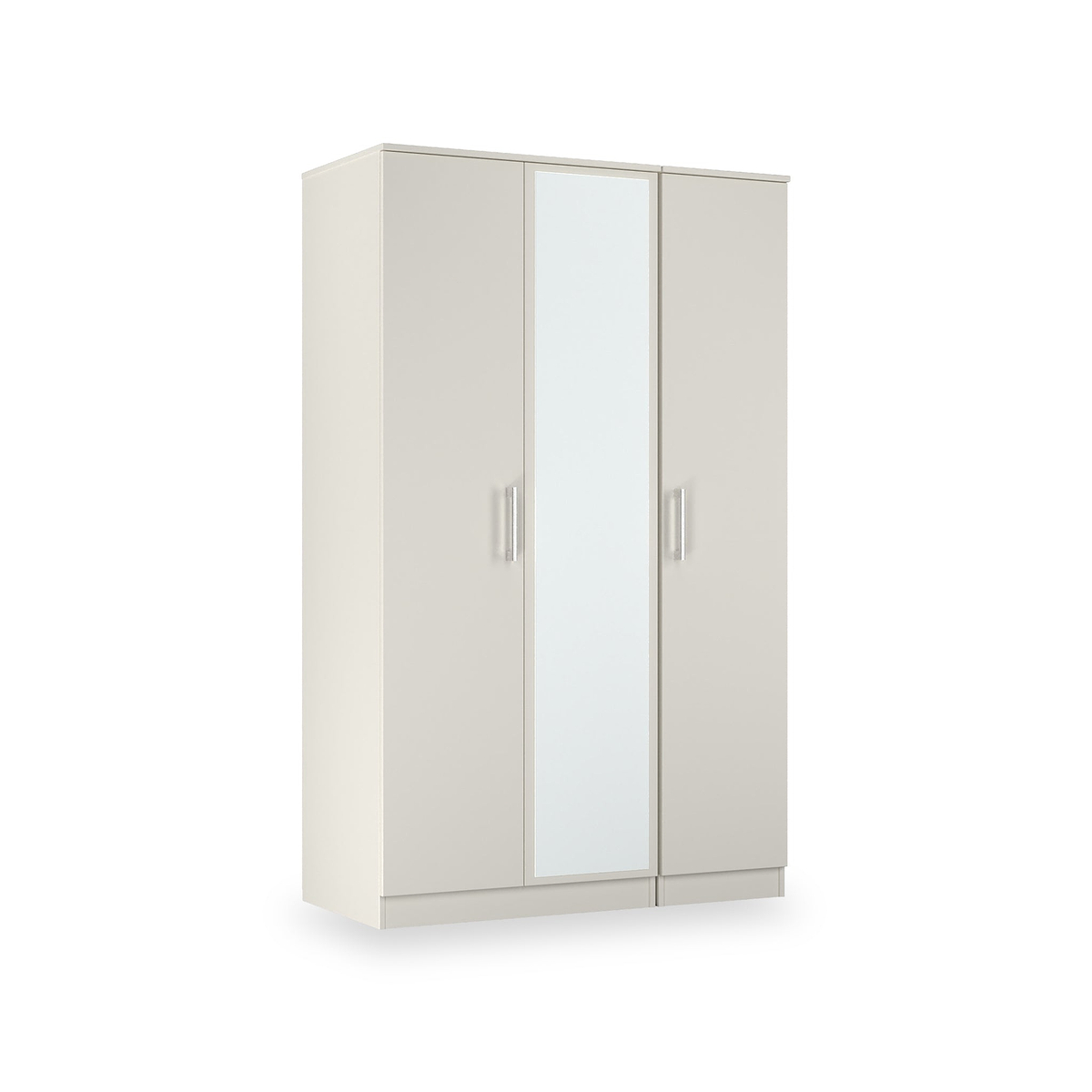 Hadley Triple Mirrored Wardrobe Grey from Roseland Furniture
