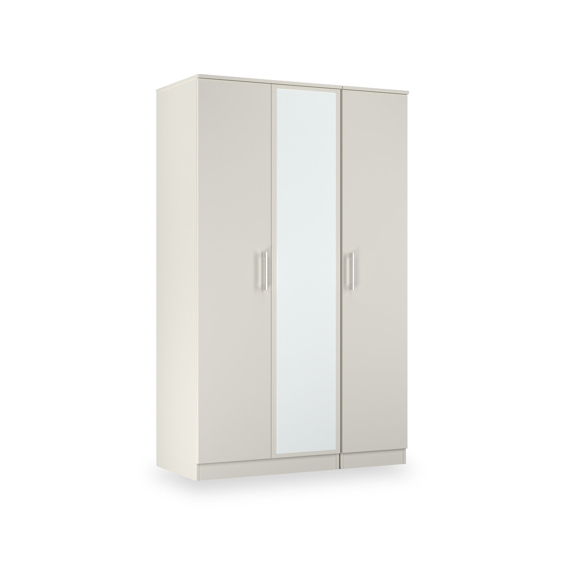 Hadley Triple Mirrored Wardrobe Grey from Roseland Furniture