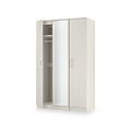 Hadley Triple Mirrored Wardrobe Grey from Roseland Furniture