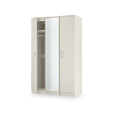 Hadley Triple Mirrored Wardrobe Grey from Roseland Furniture