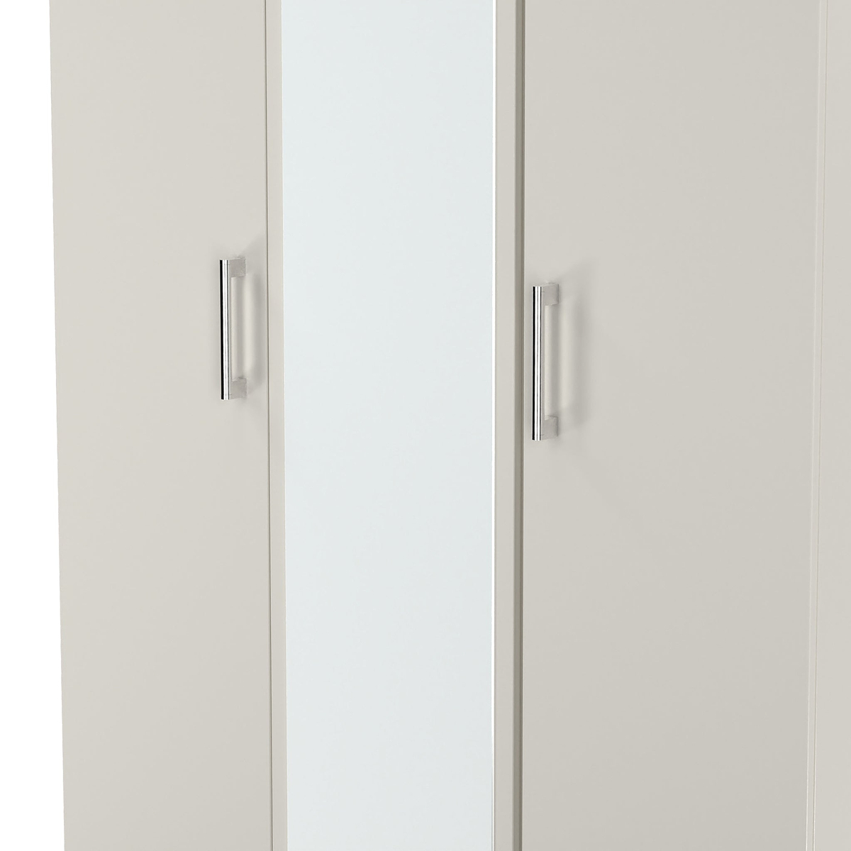 Hadley Triple Mirrored Wardrobe Grey from Roseland Furniture