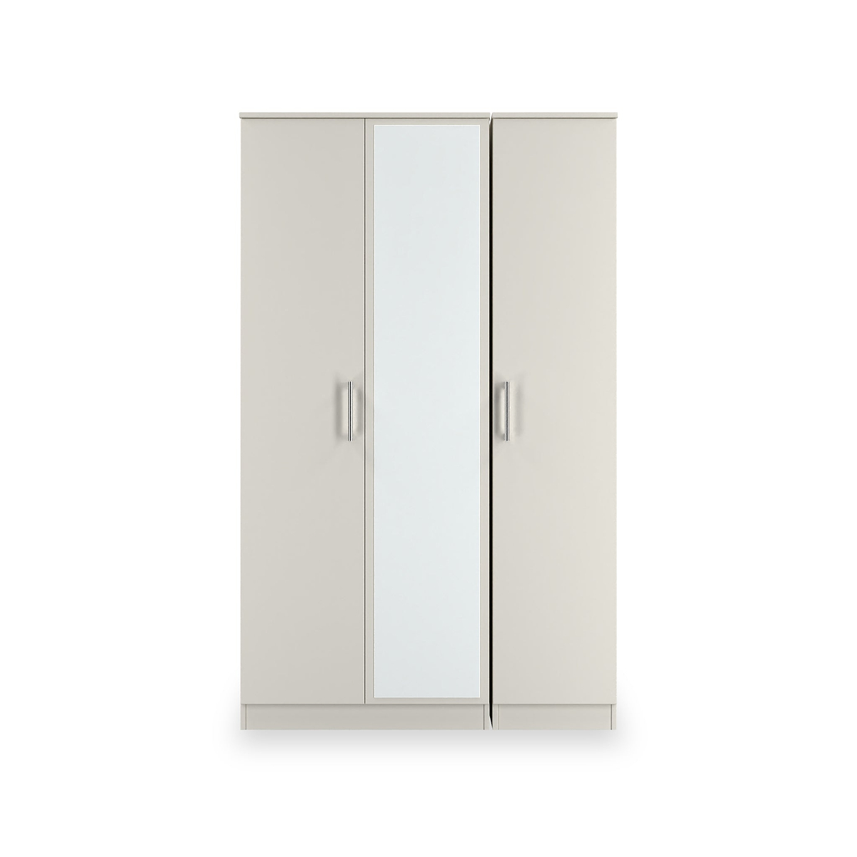 Hadley Triple Mirrored Wardrobe Grey from Roseland Furniture