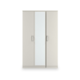 Hadley Triple Mirrored Wardrobe Grey from Roseland Furniture