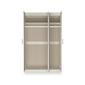 Hadley Triple Mirrored Wardrobe Grey from Roseland Furniture