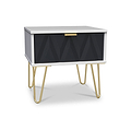 Geo 1 Drawer Bedside Table by Roseland Furniture