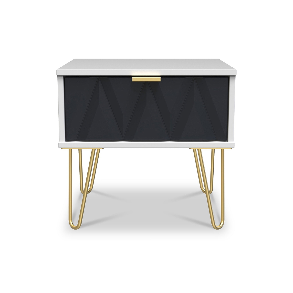 Geo 1 Drawer Bedside Table by Roseland Furniture