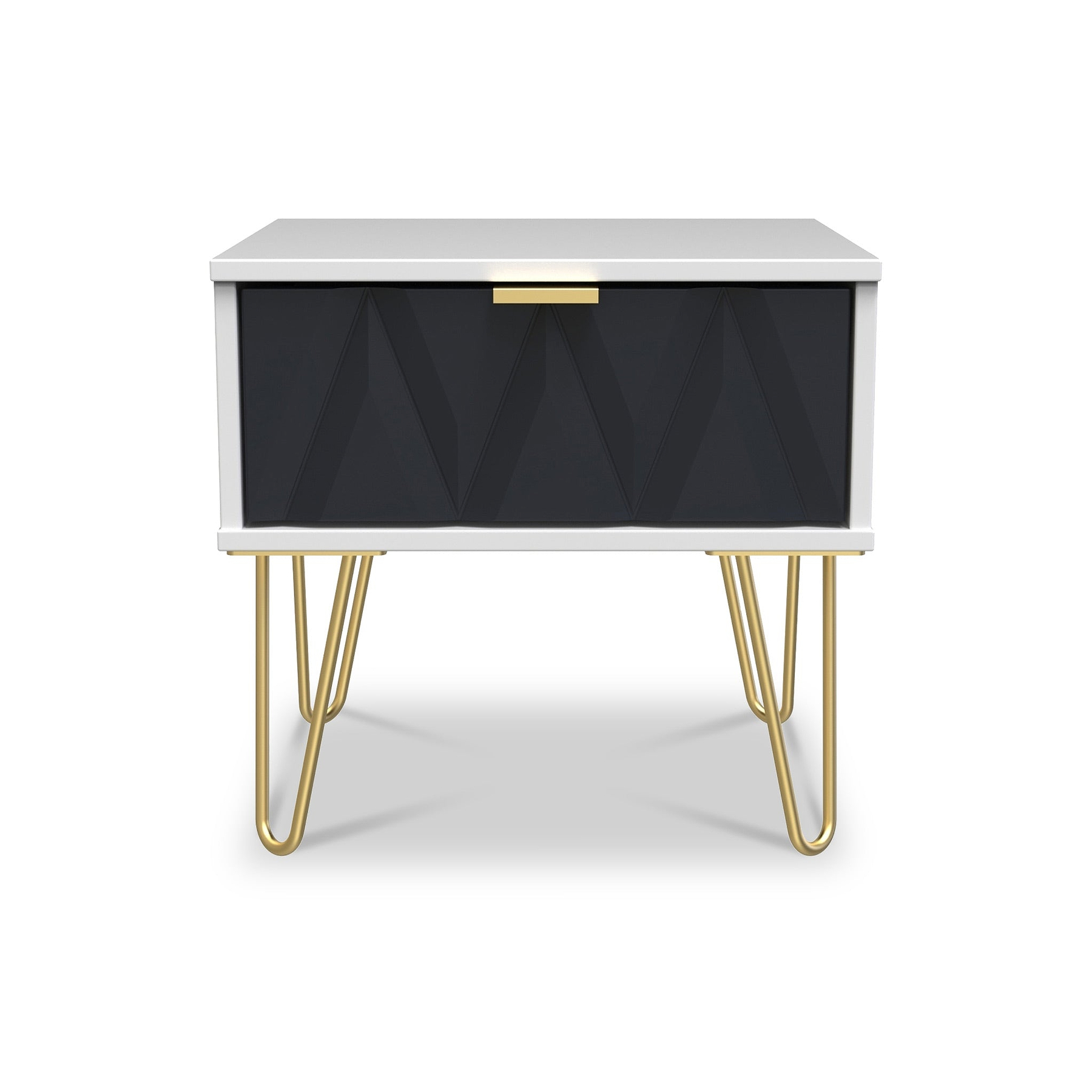 Geo 1 Drawer Bedside Table by Roseland Furniture