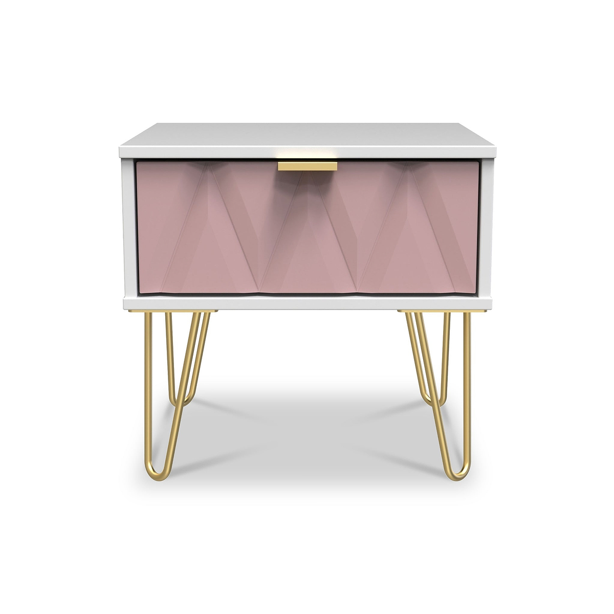 Geo 1 Drawer Bedside Table by Roseland Furniture