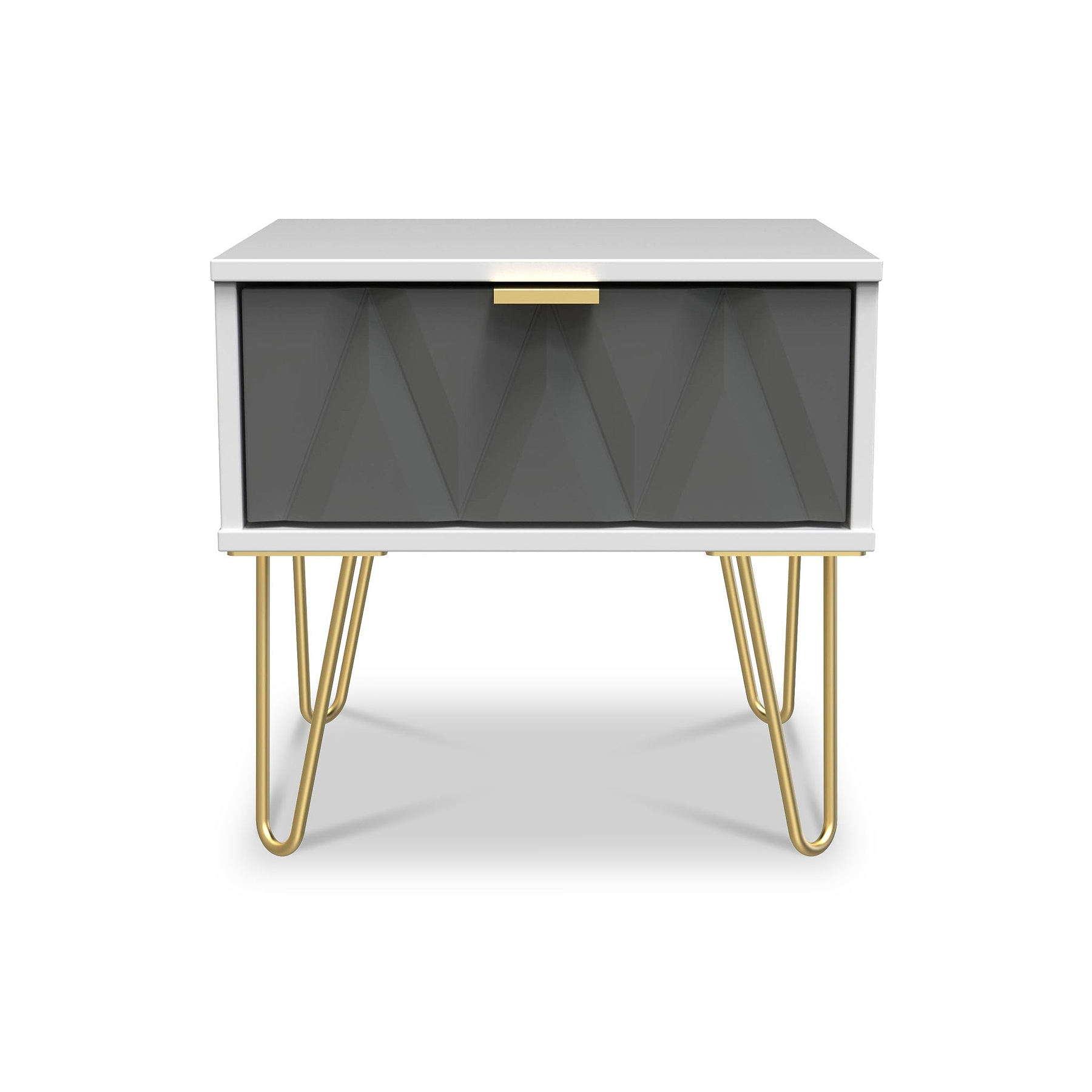 Geo 1 Drawer Bedside Table by Roseland Furniture