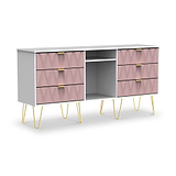 Geo 6 Drawer Sideboard from Roseland Furniture