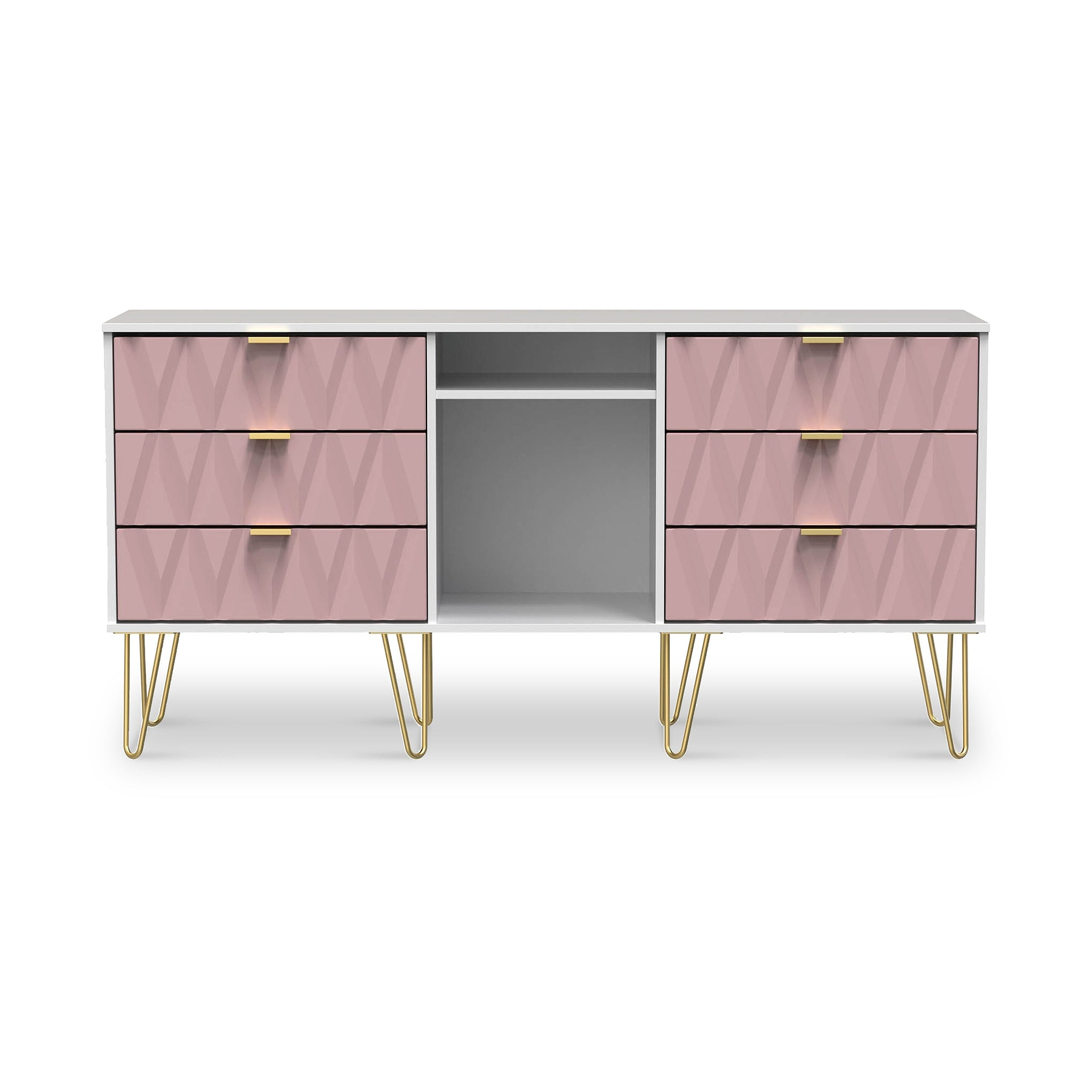 Geo 6 Drawer Sideboard from Roseland Furniture