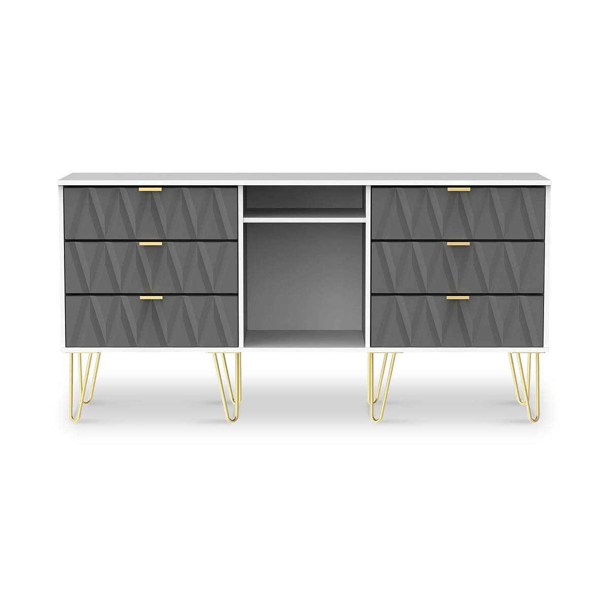 Geo 6 Drawer Sideboard from Roseland Furniture