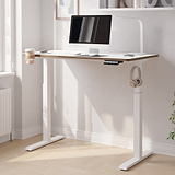 Koble Gino White Smart Electric Height Adjustable Desk for home office