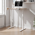 Koble Gino Compact 90cm Adjustable Smart Desk Ash from Roseland Furniture