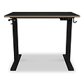 Koble Gino Compact 90cm Adjustable Smart Desk Black from Roseland Furniture