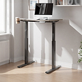 Koble Gino Compact 90cm Adjustable Smart Desk Black from Roseland Furniture