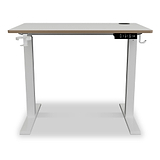 Koble Gino Compact 90cm Adjustable Smart Desk White from Roseland Furniture