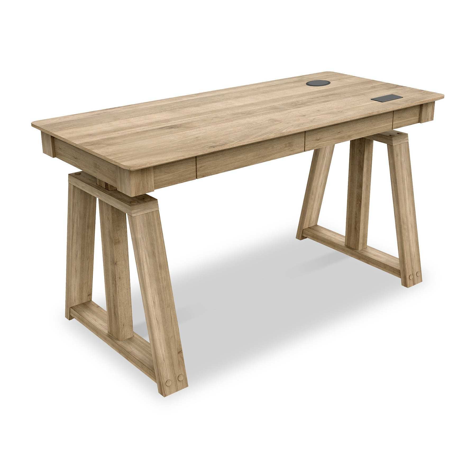 Nora Smart Electric Height Adjustable Desk with wireless charging for office