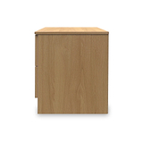 Kilgarth Modern Oak 2 Drawer Bedside Table by Roseland Furniture