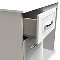 Killgarth White 3 Drawer Dressing Table by Roseland Furniture