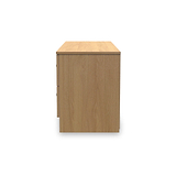 Killgarth Oak 4 Drawer Low Storage Unit