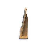 Kilgarth Modern Oak Mirror by Roseland Furniture