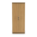 Kilgarth Modern Oak 2 Door Wardrobe by Roseland Furniture