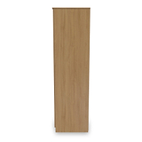 Kilgarth Modern Oak Triple Mirror Wardrobe by Roseland Furniture