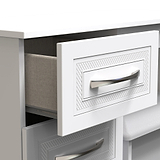 Killgarth 3 Drawer White Dressing Table Set by Roseland Furniture