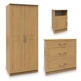 Kilgarth Modern Oak 3 Piece Bedroom Set by Roseland Furniture