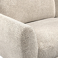 Dulcie Boucle Armchair Linen Dims from Roseland Furniture