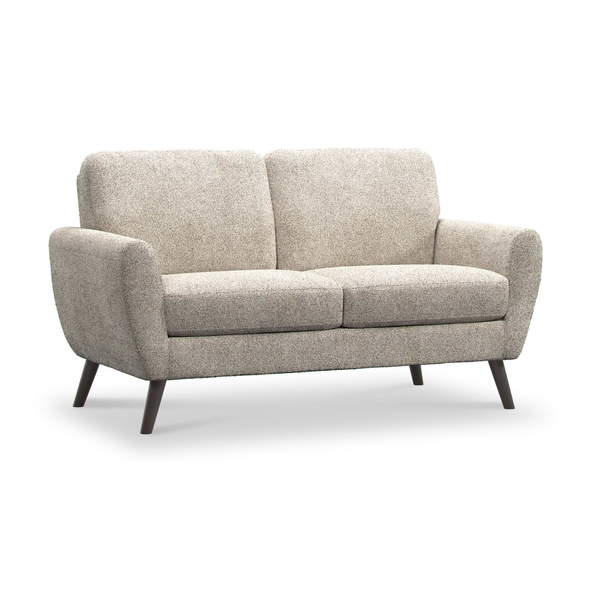 Dulcie Boucle 2 Seater Linen Dims from Roseland Furniture