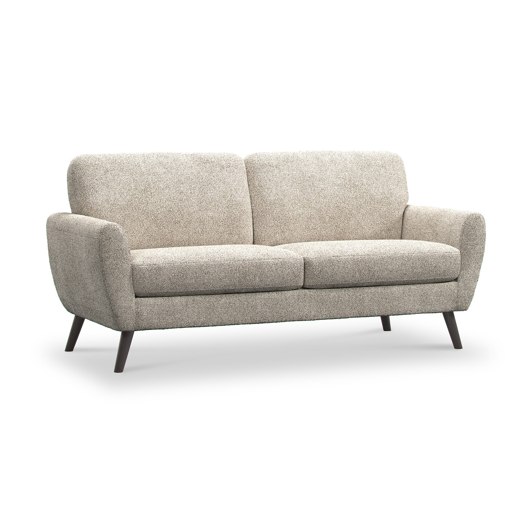 Dulcie Boucle 3 Seater Sofa Linen from Roseland Furniture